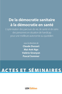Picture of De la démocratie sanitaire à la démocratie en santé, vol. 2
