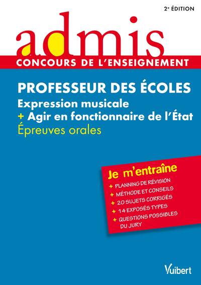 Picture of Concours Professeur des écoles - Expression musicale et Agir en fonctionnaire de l'État - Oral - Admis - Je m'entraîne