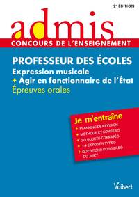 Picture of Concours Professeur des écoles - Expression musicale et Agir en fonctionnaire de l'État - Oral - Admis - Je m'entraîne