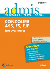 Picture of Concours ASS, ES, EJE - Épreuves orales - L'essentiel en 37 fiches
