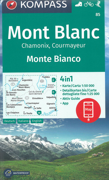 Picture of 85 MONT BLANC MONTE BIANCO  CHAMONIX COURMAYEUR