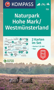 Image de 753 Naturpark Hohe Mark (Set de 2 cartes)