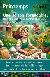 Picture of Printemps Une saison formidable. Deviens une fille formidable ce printemps ! 6-10ans Accessible DYS