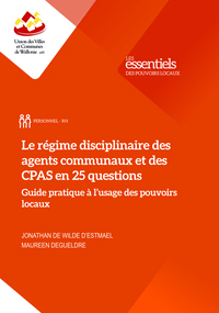 Image de Le régime disciplinaire des agents communaux et des CPAS en 25 questions