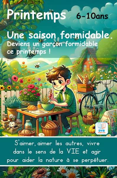 Picture of Printemps. Une saison formidable. Deviens un garçon formidable ce printemps ! 6-10ans - access. DYS