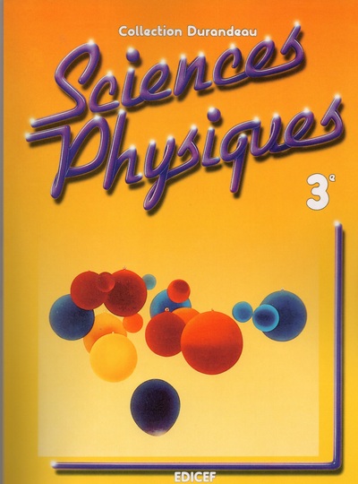 Picture of Sciences physiques Durandeau 3e