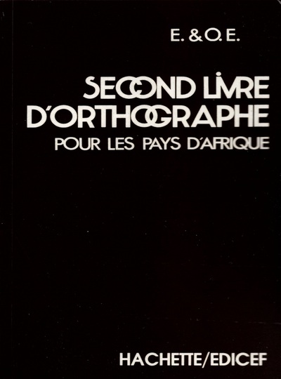 Image de Second livre d'orthographe Bled