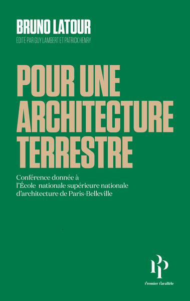 Image de Pour une architecture terrestre