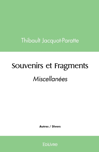 Picture of Souvenirs et Fragments