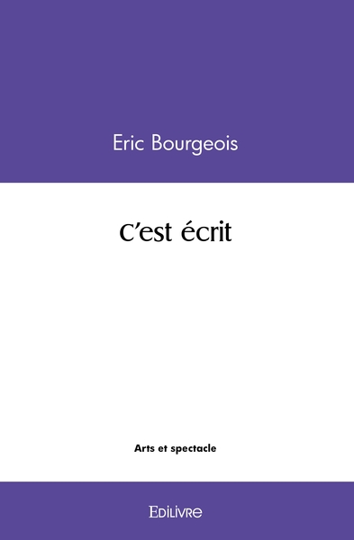 Picture of C'est écrit