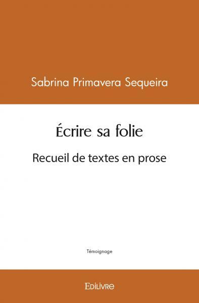 Picture of écrire sa folie