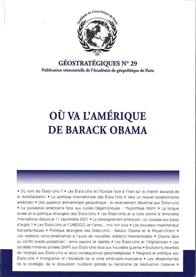 Picture of Où va l'Amérique de B. Obama ?
