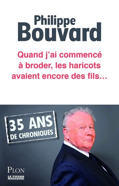 Picture of Quand j'ai commencé à broder, les haricots avaient encore des fils...