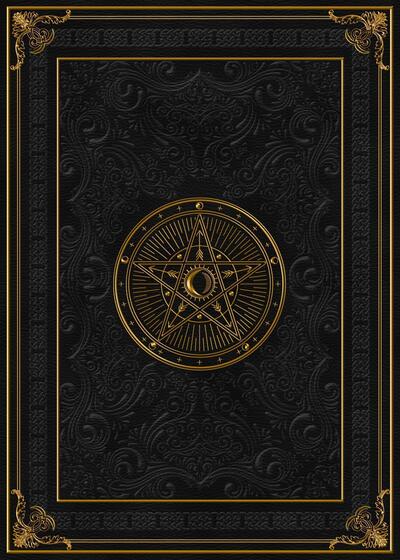 Picture of Grimoire Vierge Pentacle Lunaire - Noir
