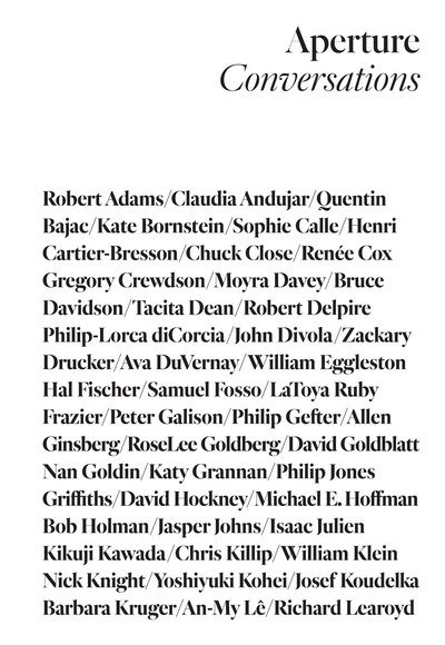 Picture of Aperture Conversations: 1985 to the Present /anglais
