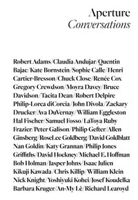 Picture of Aperture Conversations: 1985 to the Present /anglais
