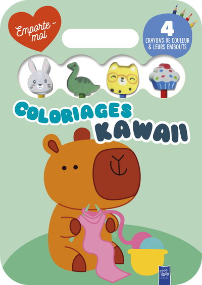 Image de Capybara - Coloirages Kawaii