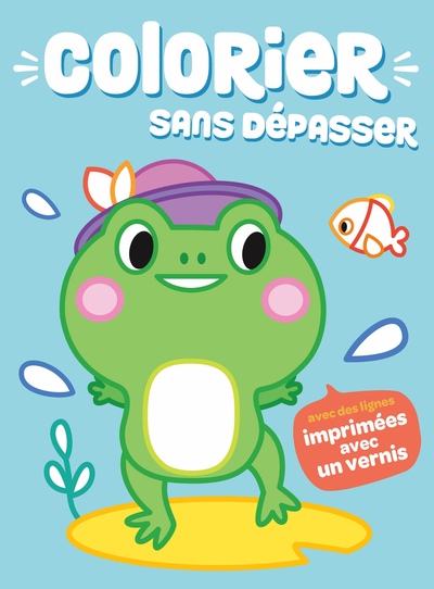 Image de Grenouille - Colorier sans dépasser