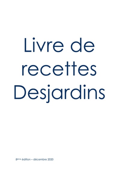 Picture of Livre de cuisine Desjardins