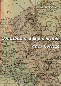 Image de Contribution à la toponymie de la Corrèze