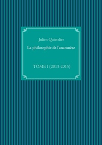 Image de La philosophie de l'anamnèse
