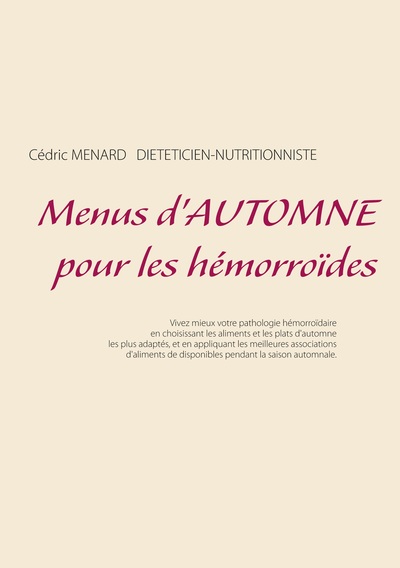 Image de Menus d'automne pour les hémorroïdes