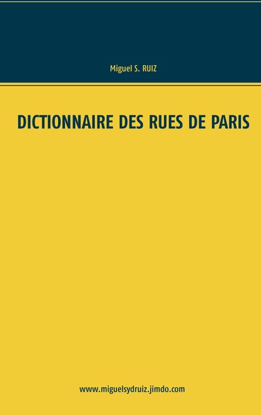Image de Dictionnaire des rues de Paris