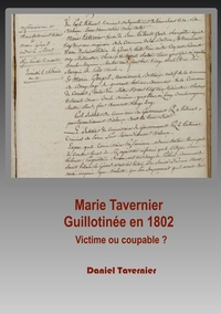 Picture of Marie Tavernier guillotinée en 1802