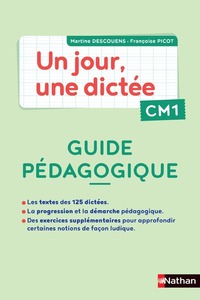 Picture of Un jour, une dictée CM1 - Cahier corrigé + Guide PCF