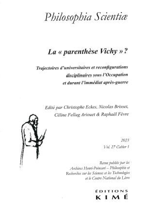 Picture of Philosophia scientiae vol.27/1