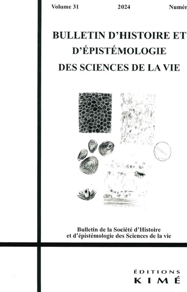 Picture of Bulletin d'histoire et d'épistémologie des sciences de la vie 31/1