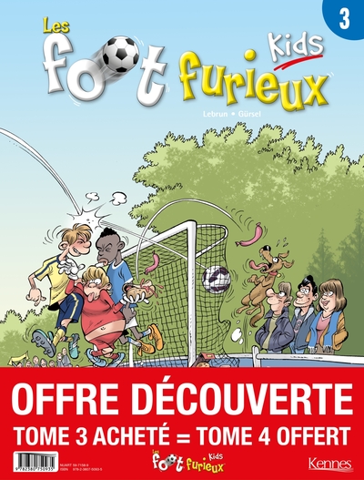 Picture of Les Foots furieux Kids - pack T04 acheté = T03 offert - 2020