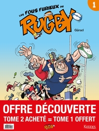 Picture of Les Fous furieux du rugby - Pack T02 acheté = T01 offert