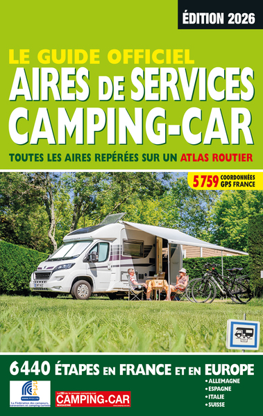 Picture of Guide officiel Aires de services camping-car 2026