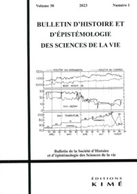 Picture of Bulletin d'histoire et d'épistémologie des sciences de la vie n°30/1