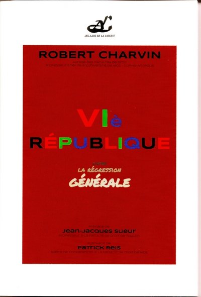 Image de VI è REPUBLIQUE  contre La Régression Générale