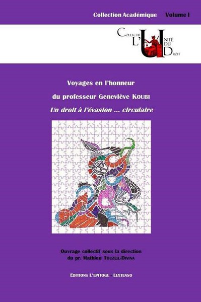 Picture of VOYAGES EN L'HONNEUR DU PROFESSEUR GENEVIÈVE KOUBI
