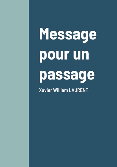 Picture of Message pour un passage