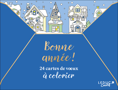 Picture of Bonne Année ! - 24 cartes de vœux à colorier
