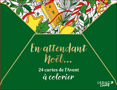 Picture of En attendant Noël - 24 cartes de l'Avent à colorier