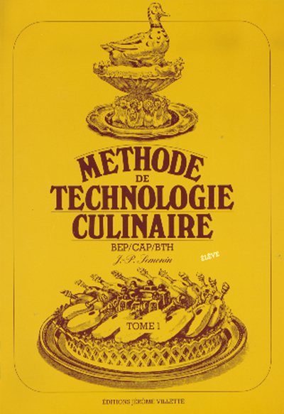 Image de Méthode de technologie culinaire CAP BEP Industrie Restauration - Manuel élève