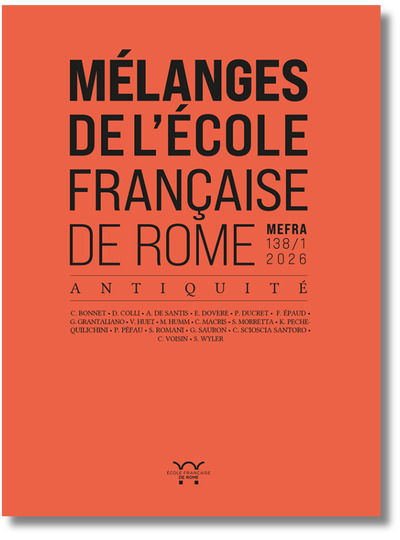 Picture of Mélanges de l’École française de Rome. Antiquité 138-1 (2026)