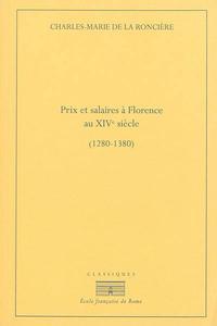 Picture of Prix et salaires à florence au xive siècle 1280 1380