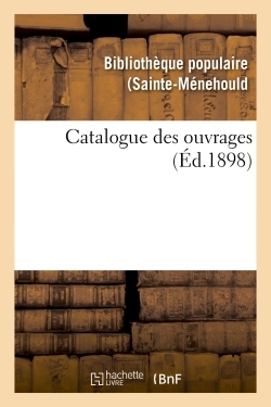 Picture of Catalogue des ouvrages