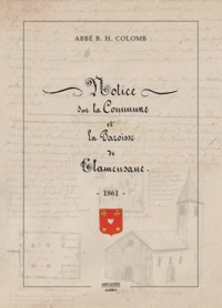 Picture of Notice sur la commune et la paroisse de Clamensane