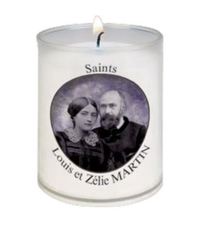 Image de Veilleuse diamètre 50 mm - H 65 mm - Louis et Zélie Martin