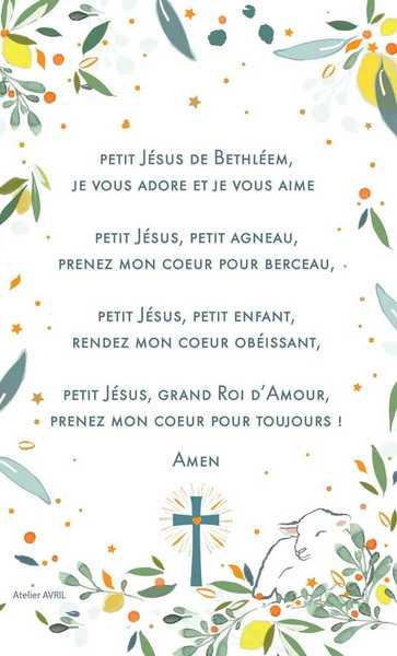 Image de Lot de 25 cartes Petit Jésus de Bethléem