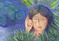 Picture of Lot de 10 cartes simple vernis selectif "Ecoute et devine"