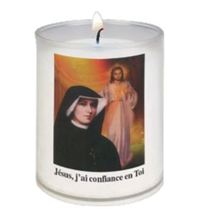 Image de Veilleuse diamètre 50 mm - H 65 mm - Sainte Faustine