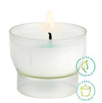Image de Veilleuse votive 47 mm diamètres blanche - H40 mm